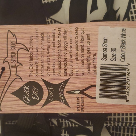 OHO Samoa shorts size 30 NWT - Picture 4 of 7
